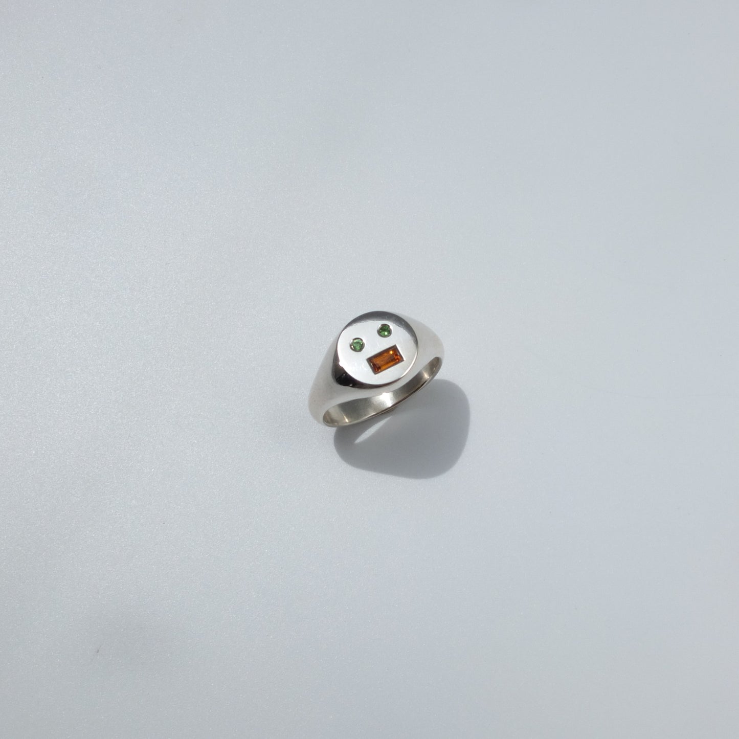 Gem Face Signet Ring I