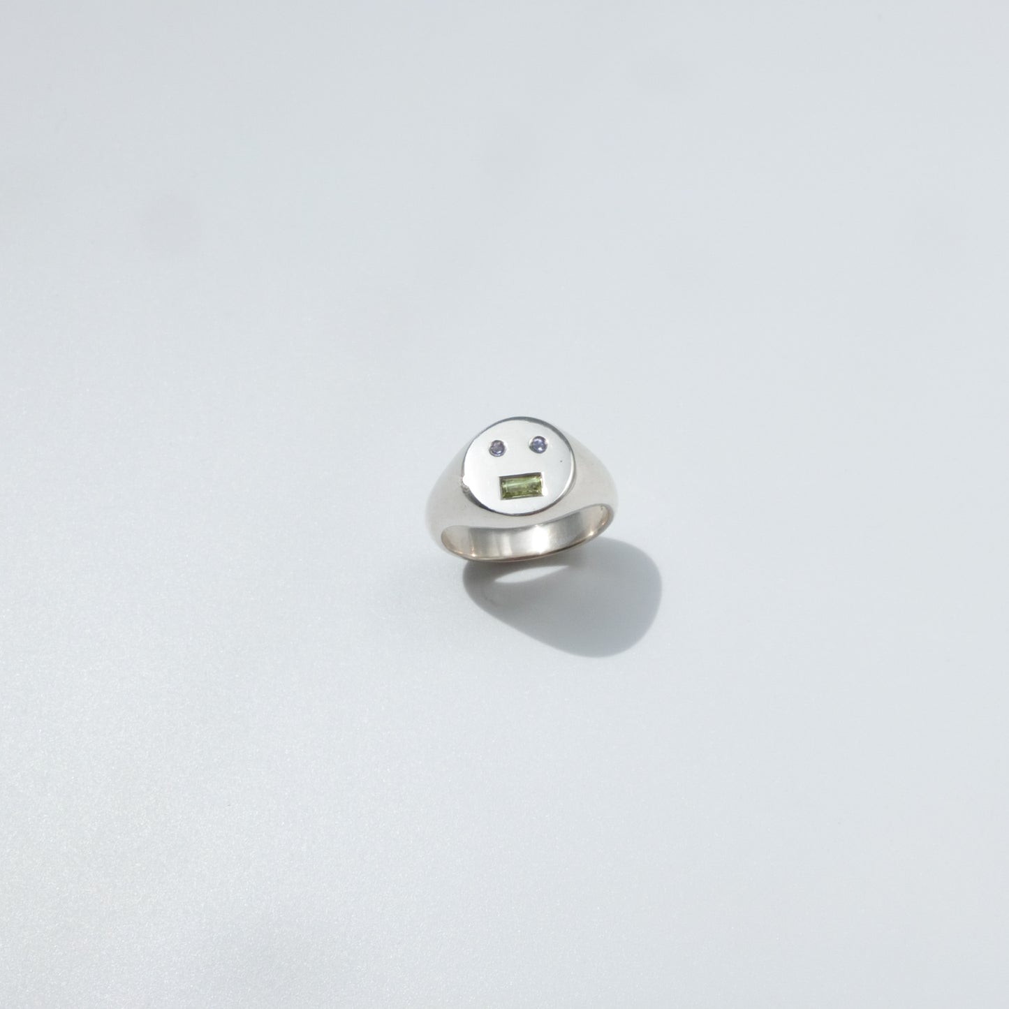 Gem Face Signet Ring III