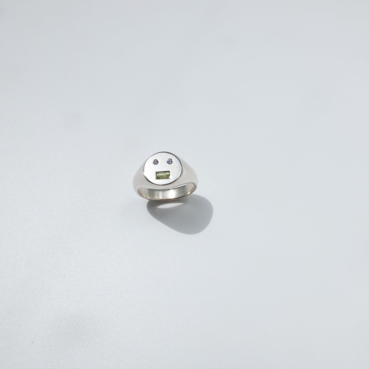 Gem Face Signet Ring III