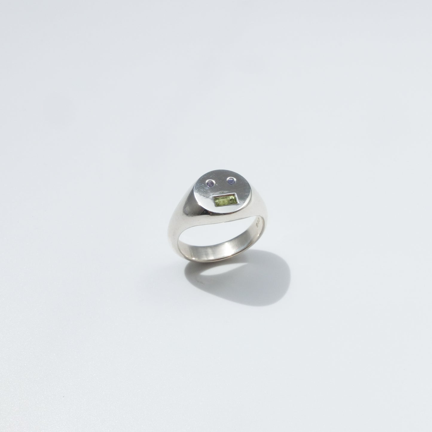 Gem Face Signet Ring III