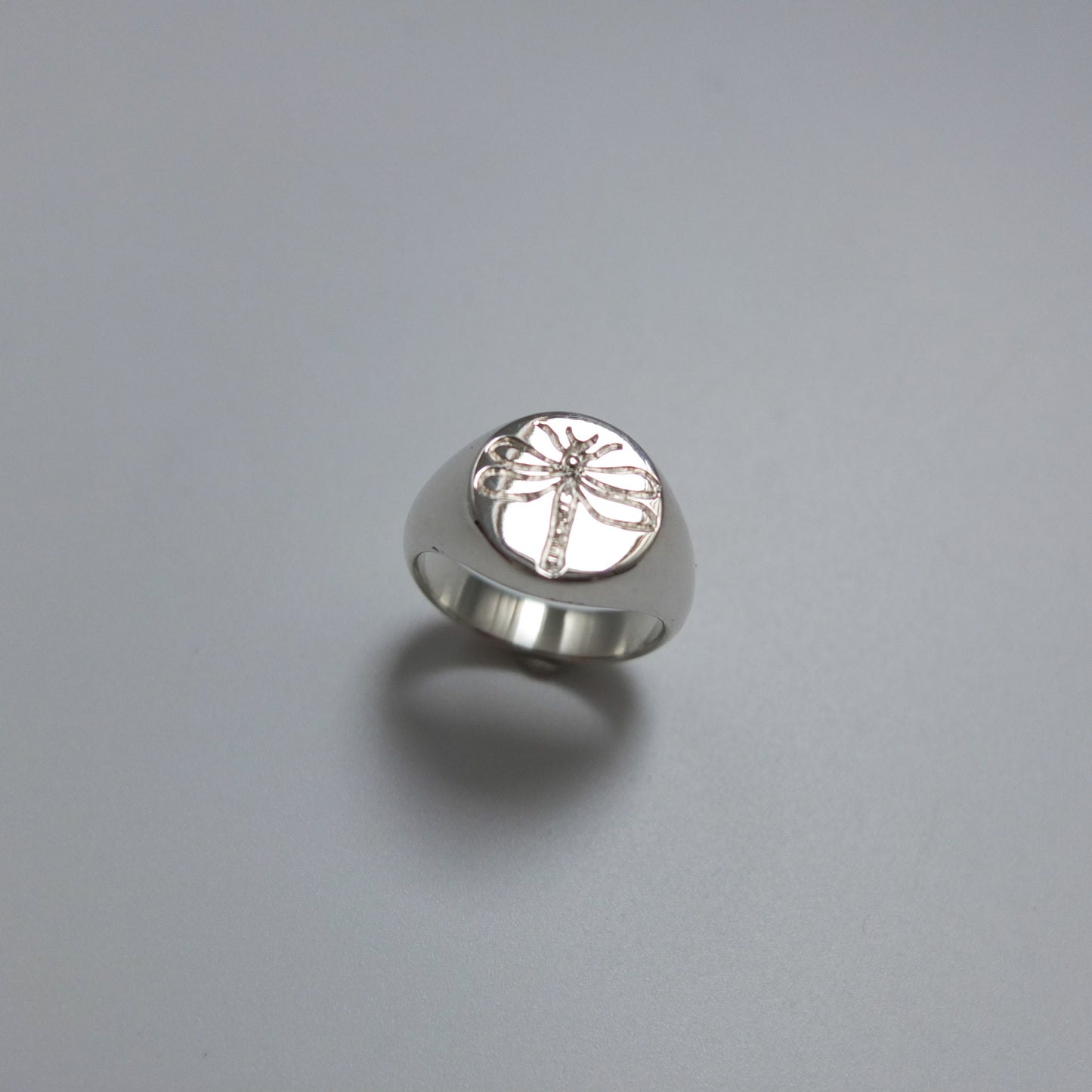 Dragonfly Signet Ring