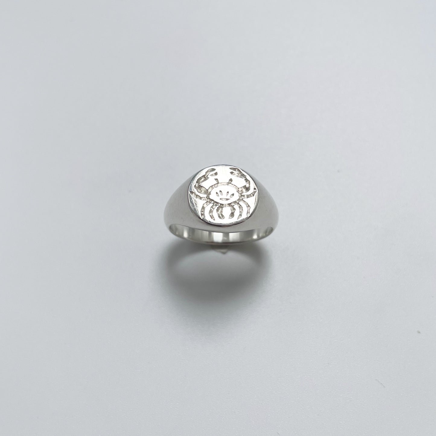 Crab I Signet Ring