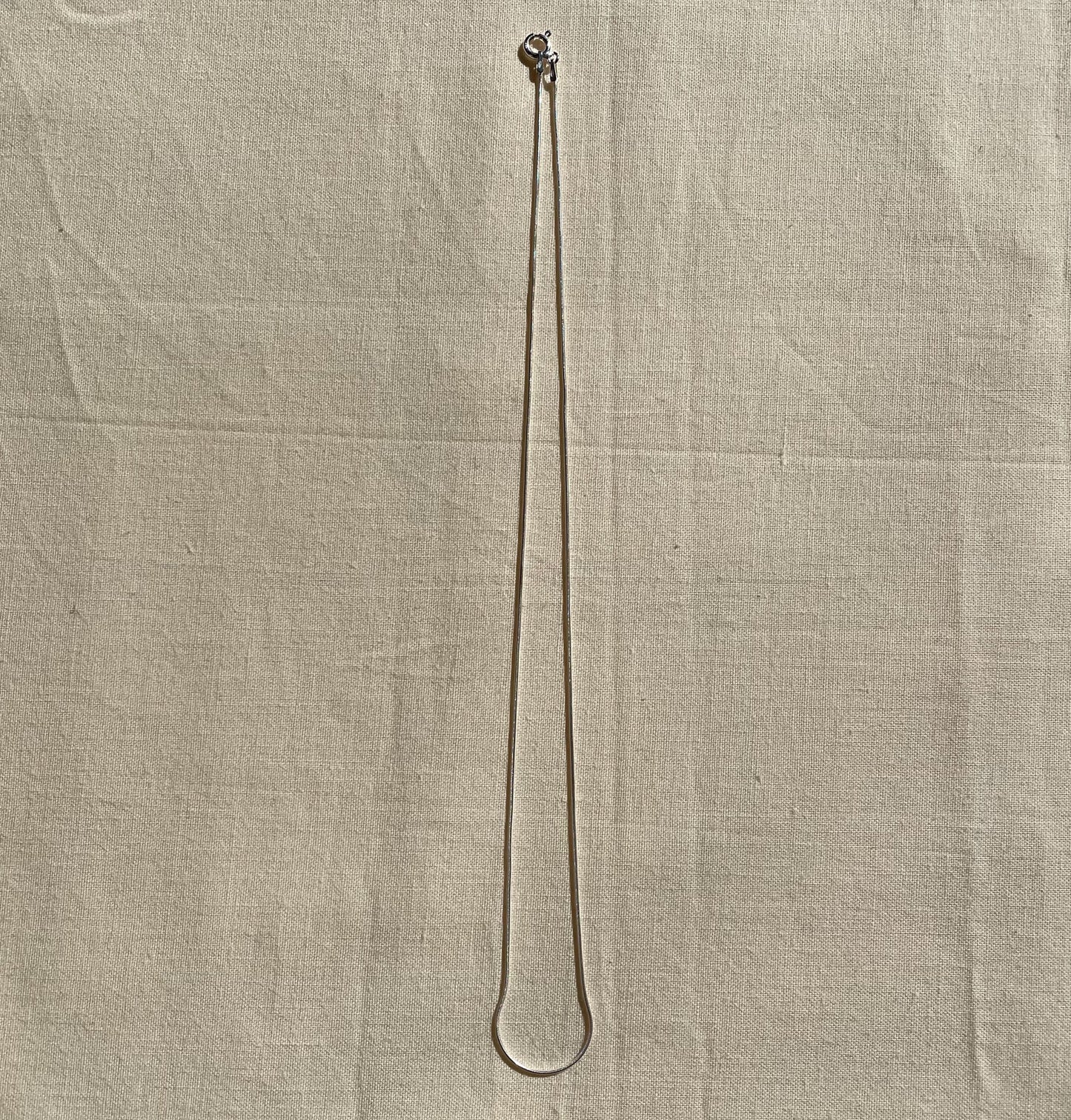 Thin Sterling Silver 0.15 Flexi Snake Chain