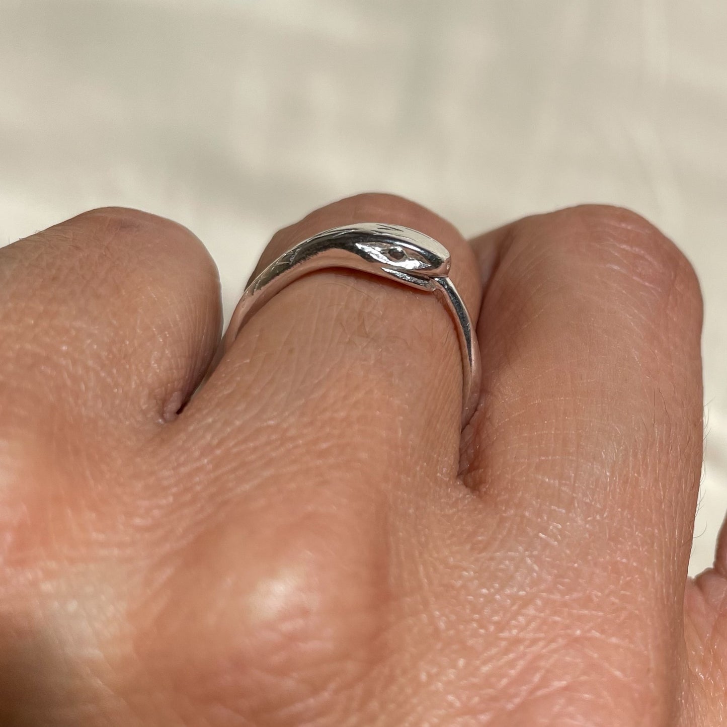 Silver Ouroboros Ring
