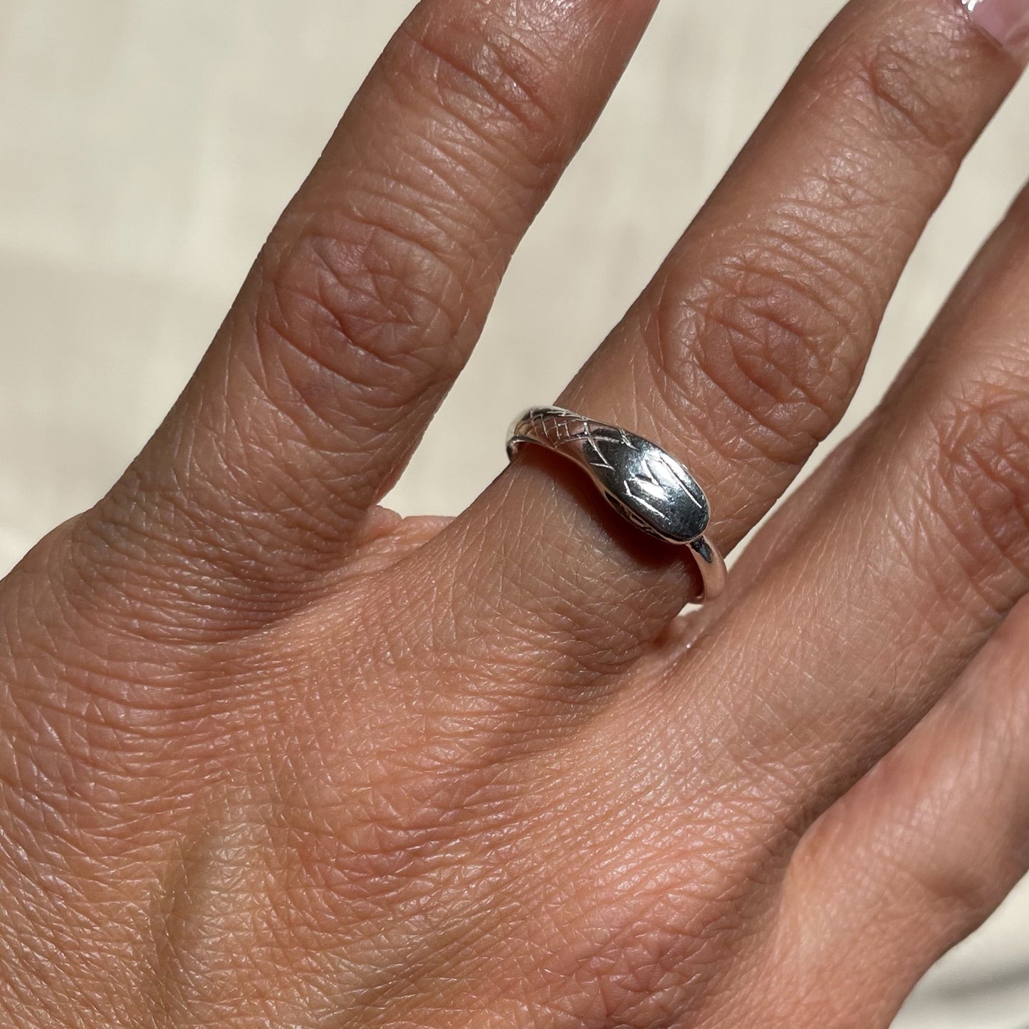 Silver Ouroboros Ring