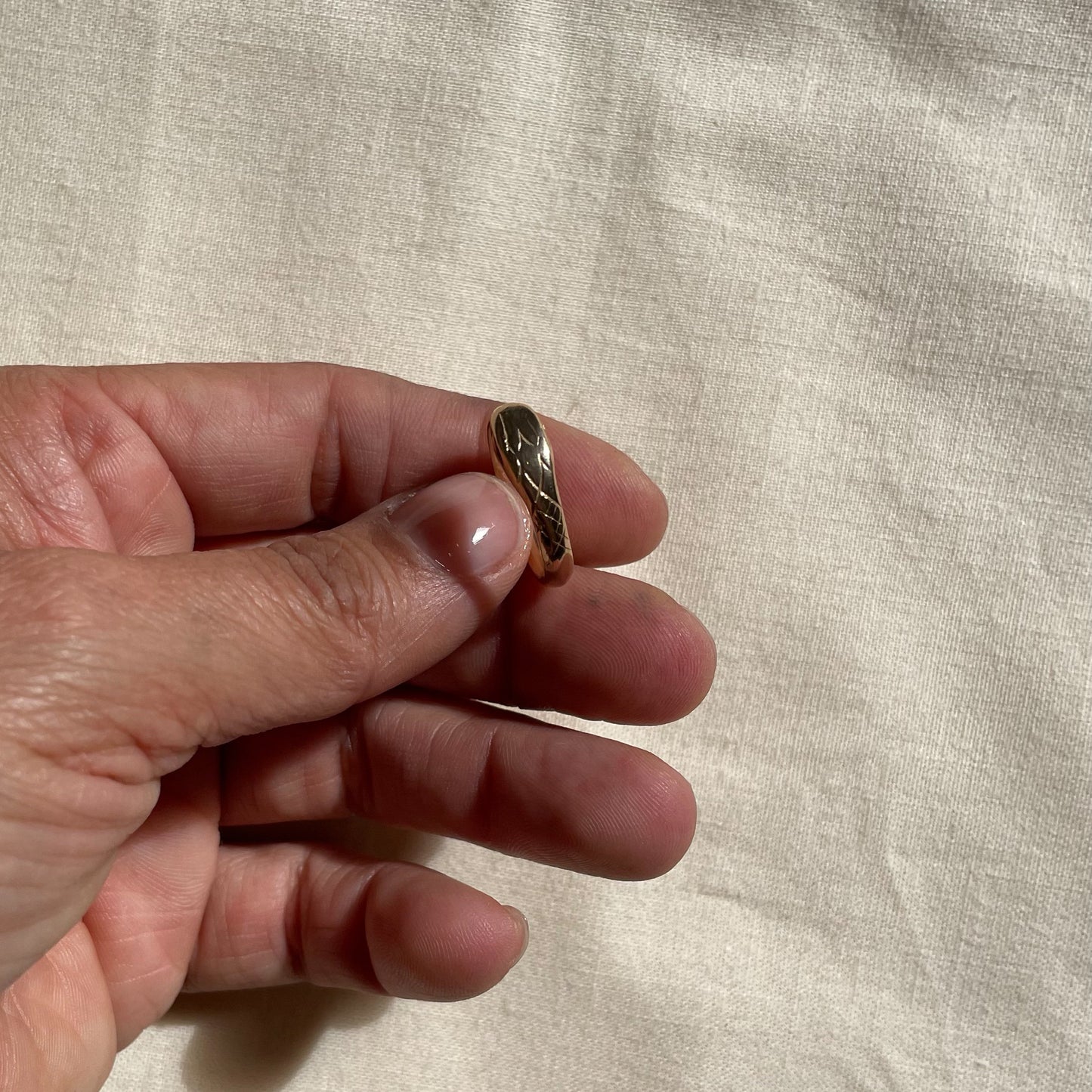 Bronze Ouroboros Ring