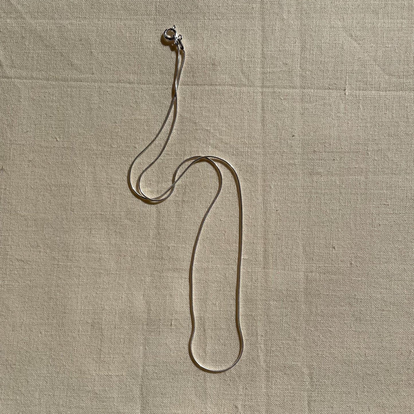 Thin Sterling Silver 0.15 Flexi Snake Chain